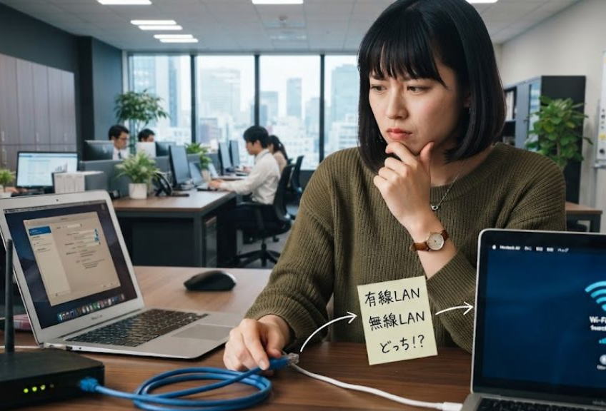 有線LANと無線LANの違いと最適な選び方