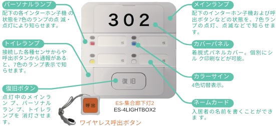 集合廊下灯２＿ナースコールシステム