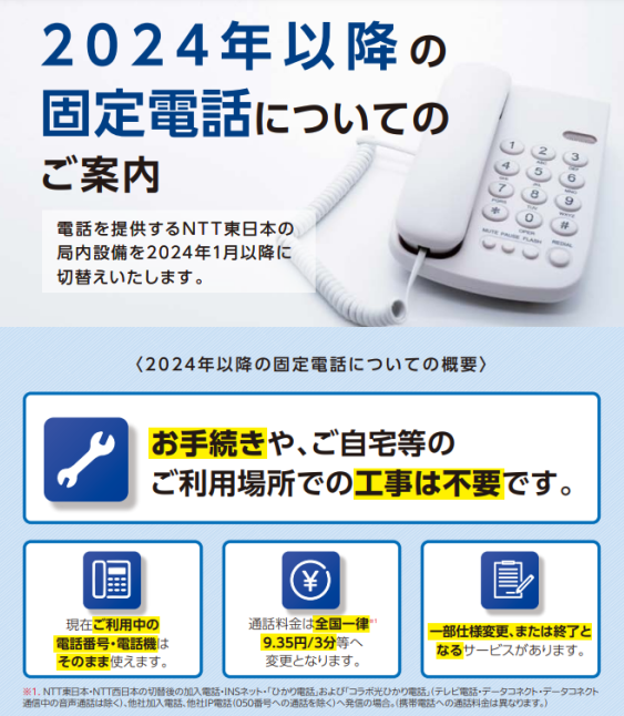 固定電話についtのご案内＿株式会社千葉通信システム